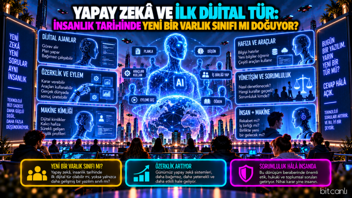Yapay Zekâ ve İlk Dijital Tür: İnsanlık Tarihinde Yeni Bir Varlık Sınıfı mı Doğuyor?